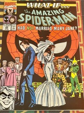 💥 What If? #20 Spider-Man Had Not Married Mary Jane (1990 Marvel Comics)